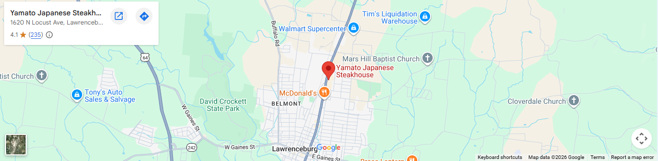 Location 1620 N Locust Ave, Lawrenceburg, TN 38464美国